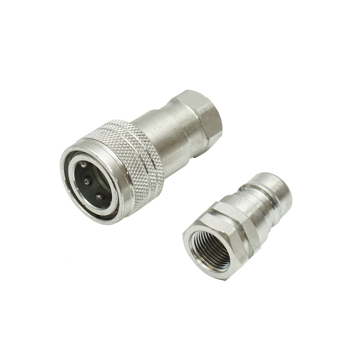 Átmenő szelep anya-apa kúpos csatlakozással, M16 menettel, M16x20 átalakítókkal (1/2" gyorscsatlakozó anya+apa készlet), 78,8x32x24 mm