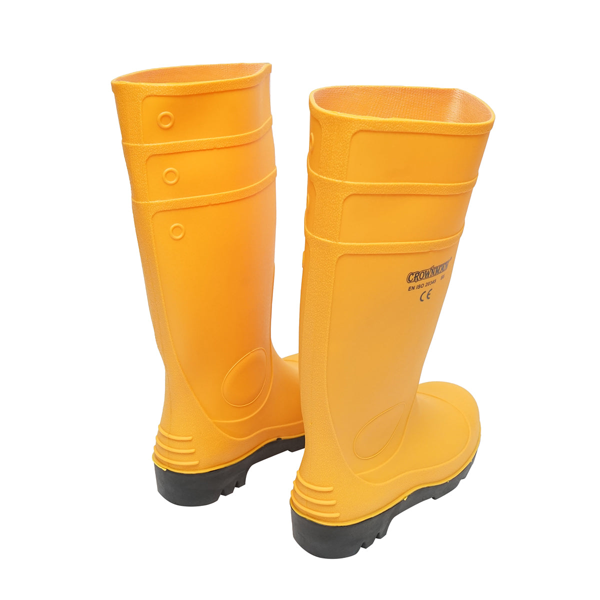 Munkavédelmi gumicsizma, sárga, 44-es méret, Crownman