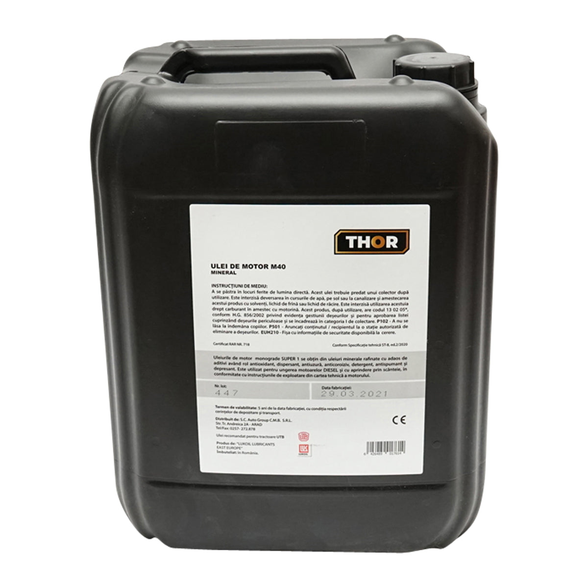 THOR M40 motorolaj, 20L