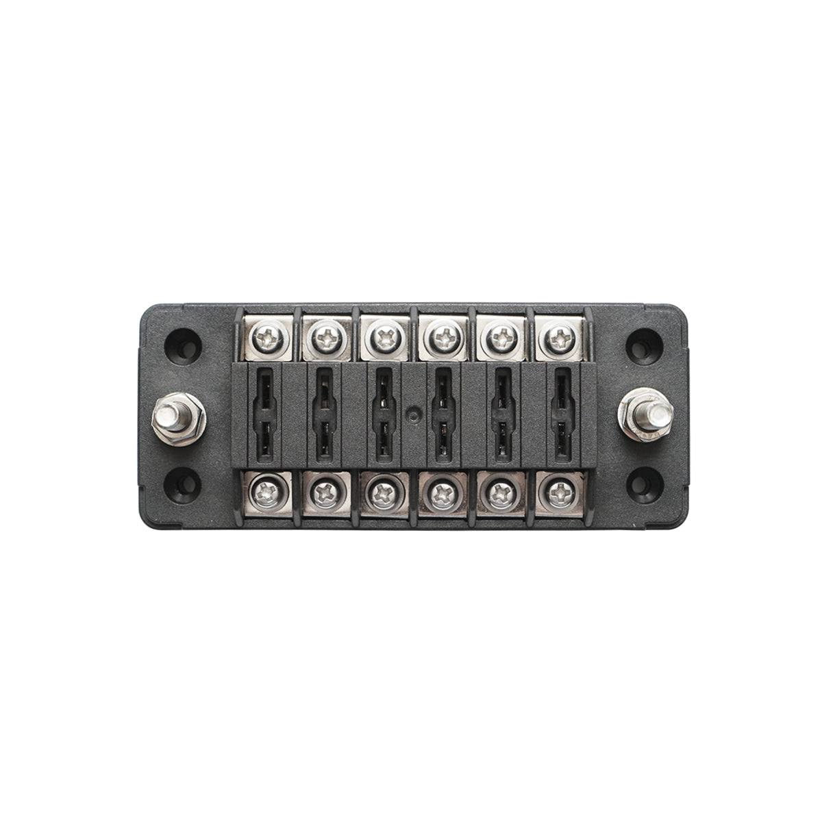 Lapos biztosíték elosztó, 6 ágú, Breckner Germany