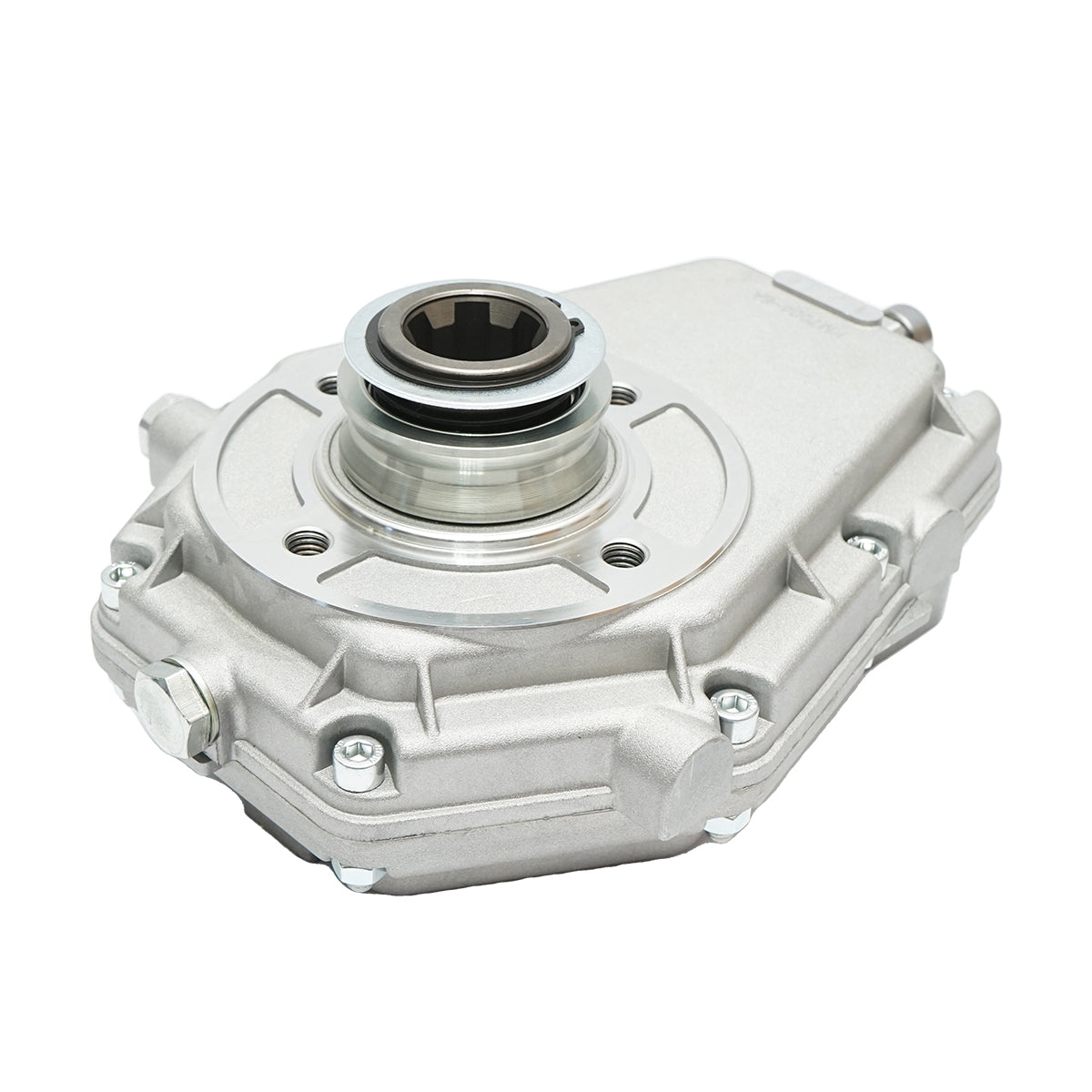 Fordulatszám-növelő alumíniumból, KM7004, anya típus, szabványos traktor tengelyprofilhoz, Z=6, 1 3/8", DIN 9611, szorítással