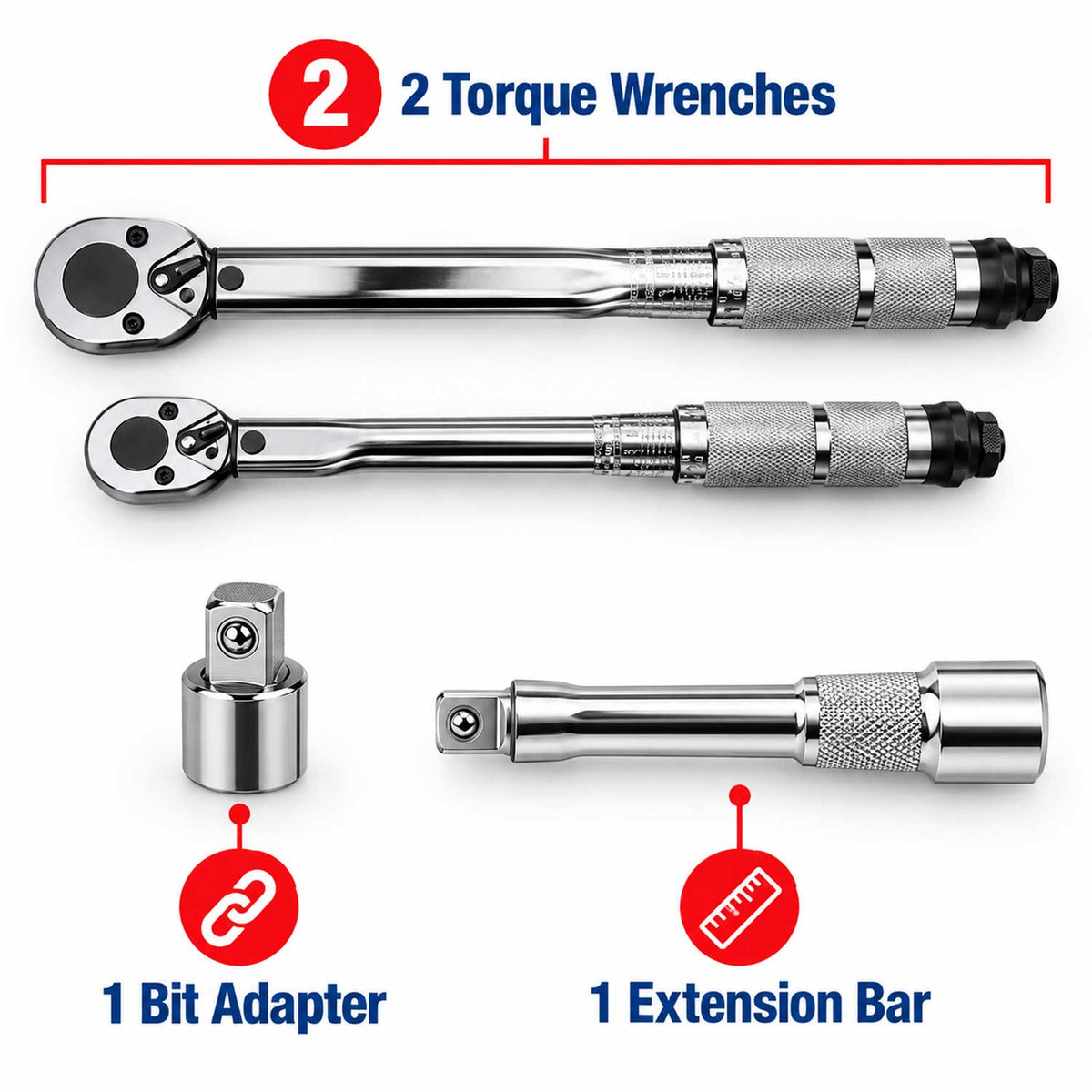 Nyomatékkulcs készlet 2 - 210NM GEBO TOOLS
