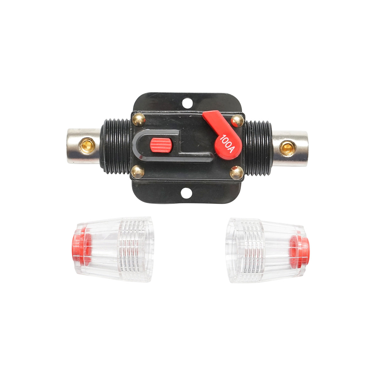 Automata biztosíték visszaállító gombbal, 100A, Breckner Germany