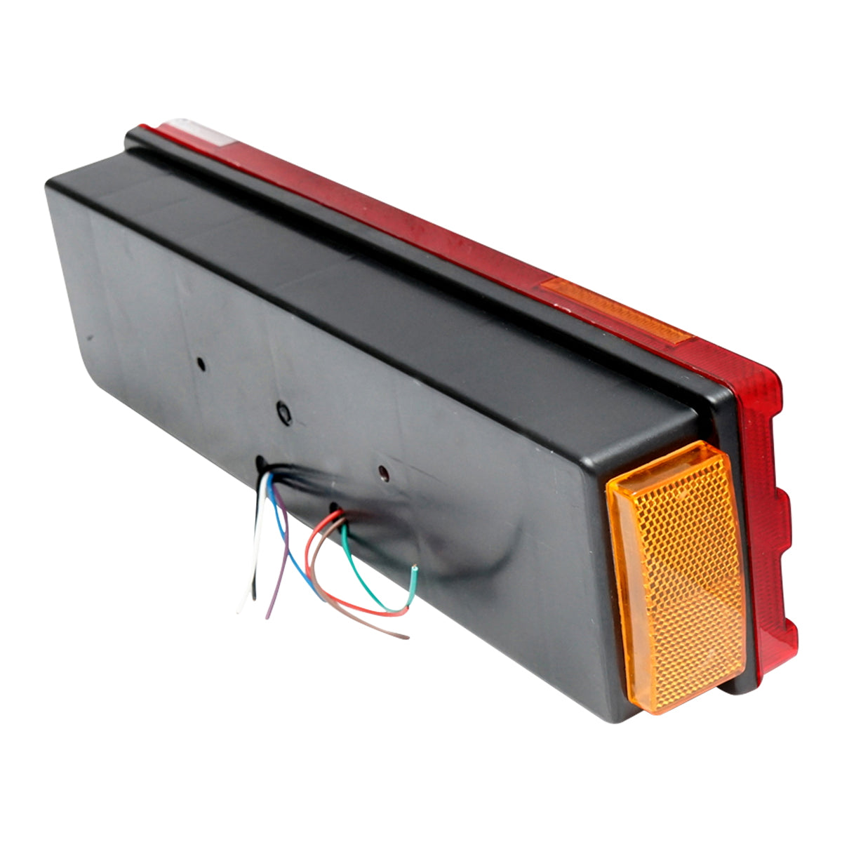 Jobb oldali hátsó lámpa, 7 funkcióval, bordázott búrával, 480x113x90 mm, DAF, MB Atego típusokhoz, OEM: 1522386, 4.62376, A0035445303, A0035445703