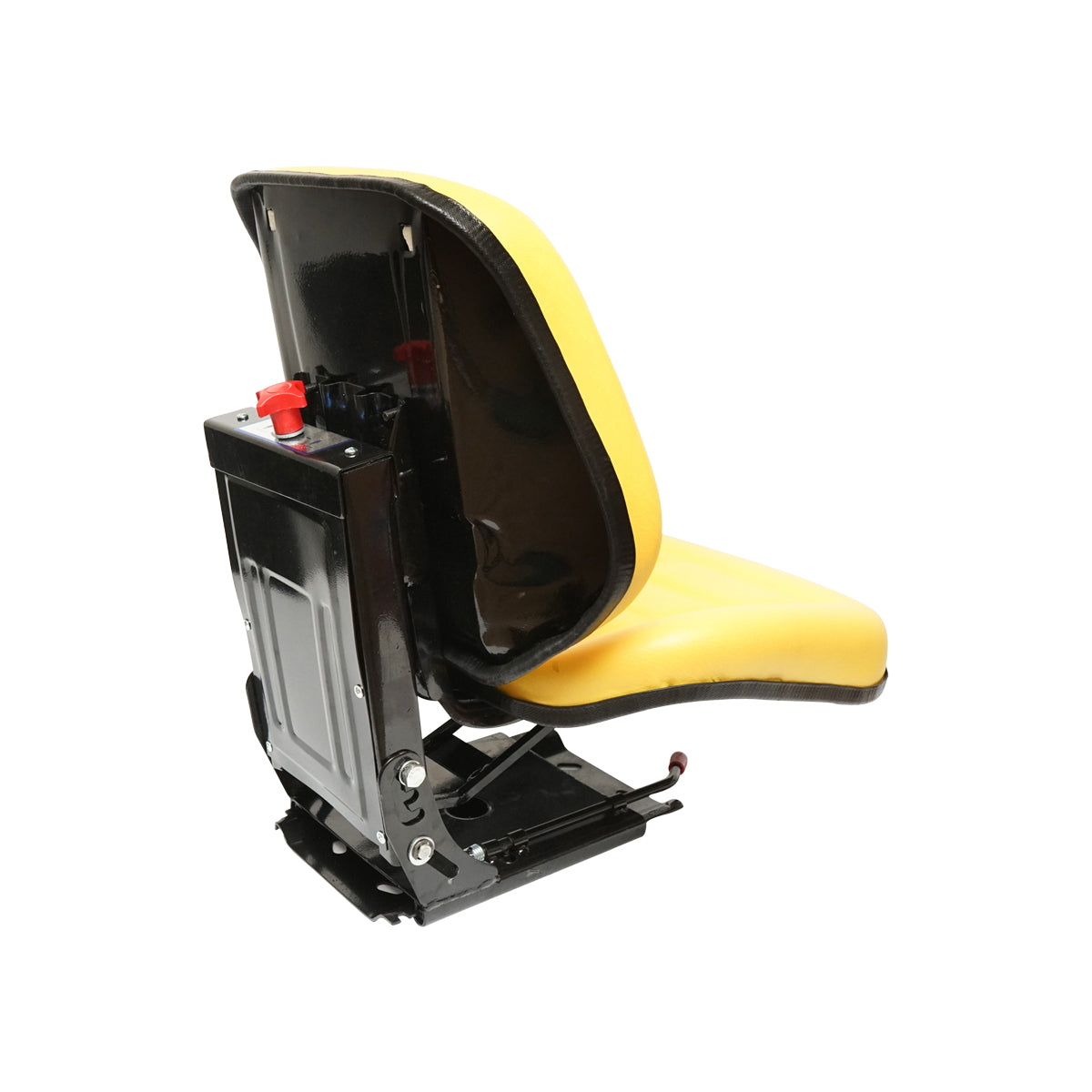 Univerzális sárga ülés háromirányú állítással és lengéscsillapítóval U-445 traktorhoz
