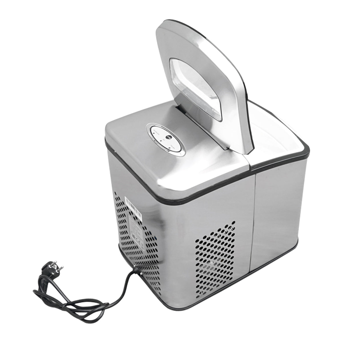 Jégkészítő gép, kapacitás 1.7L, 220V/150W, teljesítmény 14 kg/24h, méret: 242x358x328 mm, Breckner Germany