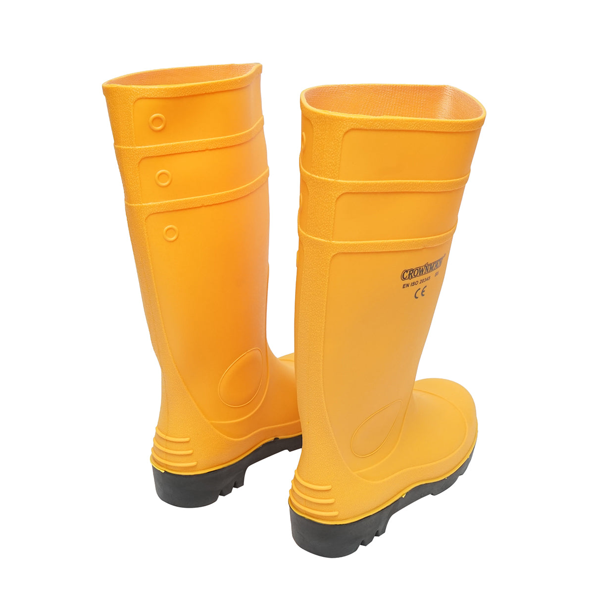 Munkavédelmi gumicsizma, sárga, 42-es méret, Crownman
