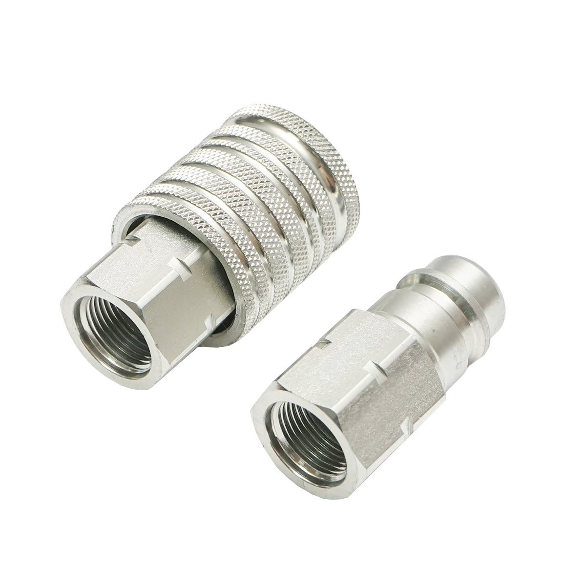 Hidraulikus gyorscsatlakozó pár belső menettel, M20×1.5 mm, Breckner Germany