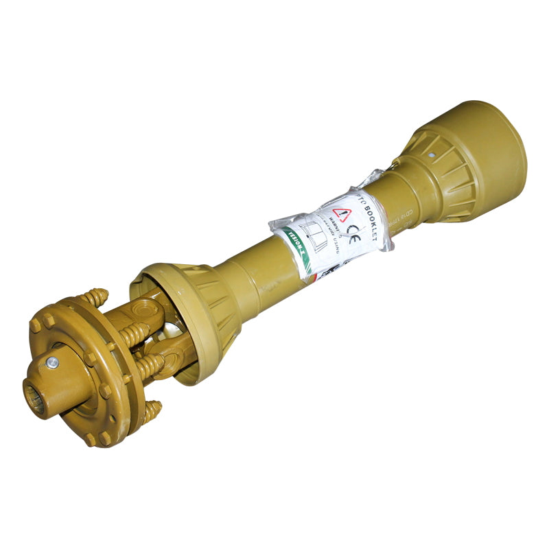 Kardántengely 850 mm, S6 T6, kéttárcsás kuplunggal, kereszt 30,2x92 mm, csillag alakú csővel, 1 3/8" Z=6, rotációs kapához