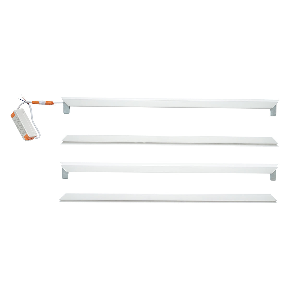 Slim LED panel 48W, 220V, 595x595x7 mm, álmennyezetbe, Breckner Germany