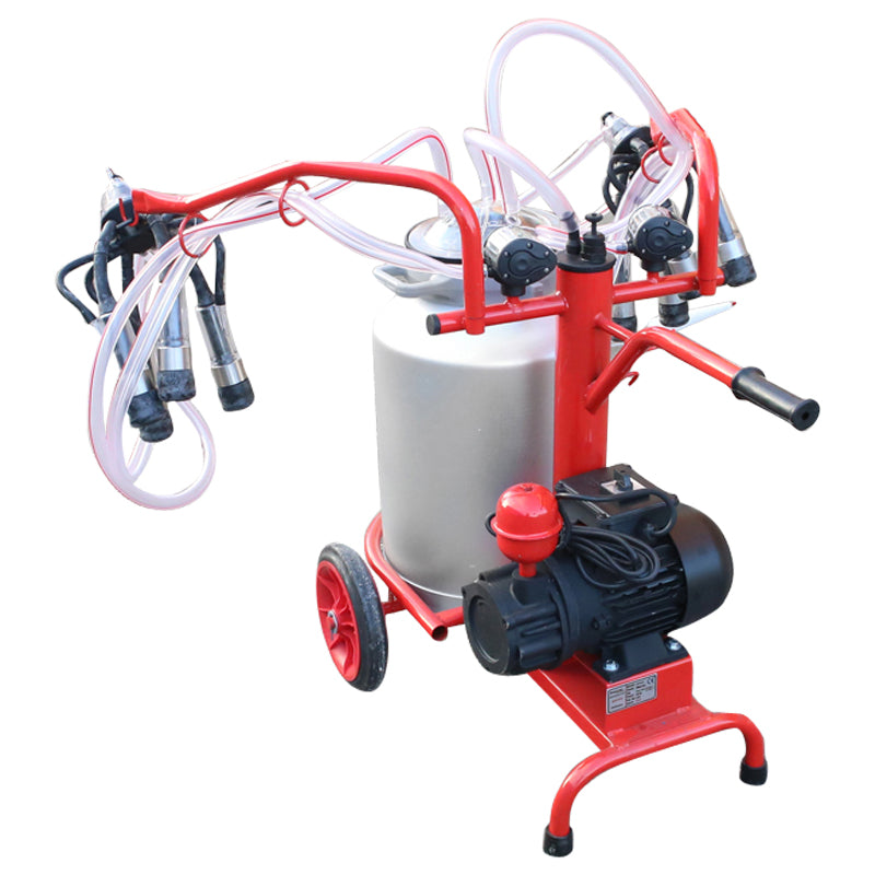 Tehén fejőgép 2 egységgel 40L alumínium tartály, vákuummal, Breckner Germany