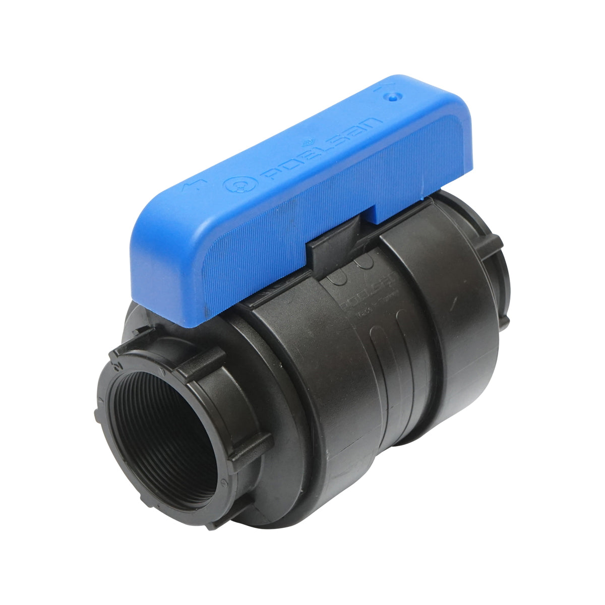 Kompressziós gömbcsap, belső menettel, D50x50 mm, PN10, öntözőrendszerhez