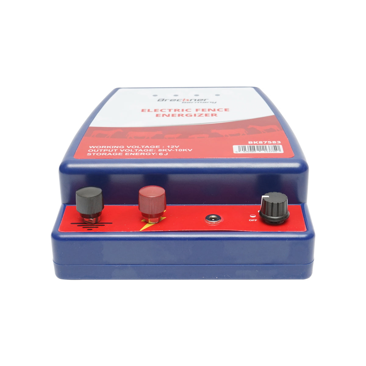 Impulzusgenerátor elektromos kerítéshez, 6 Joule, 12 V / 220 V, Breckner Germany