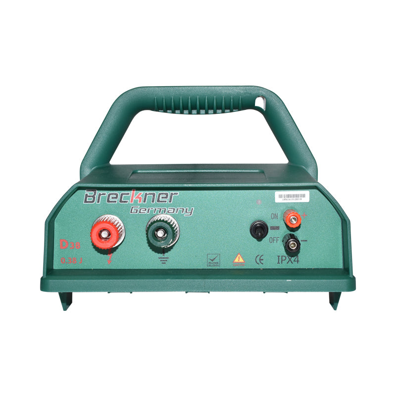 Impulzusgenerátor elektromos kerítéshez, 9–12 V, 0,38 Joule, 10 W napelemmel, Breckner Germany