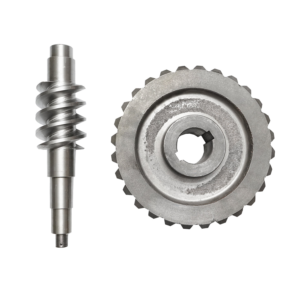 Fogaskerék és csigatengely készlet csörlőhöz, erdészeti traktorhoz