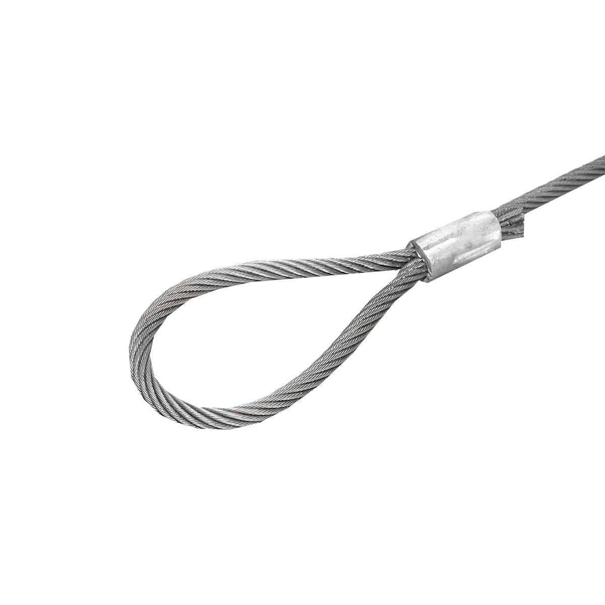 ACÉL CSÖRLŐKÁBEL 28 MM VASTAG ÉS 6 M HOSSZÚ, GYŰRŰKKEL VONTATÁSHOZ VAGY EMELÉSHEZ