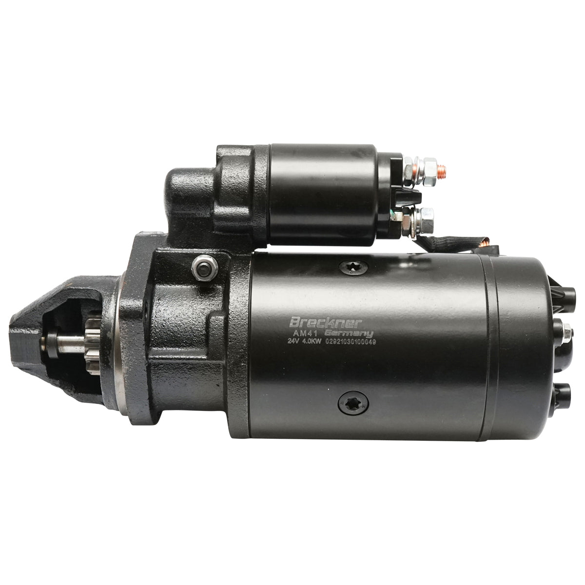 Indítómotor MAN motoros Erdei traktorhoz 24V 4.0 kW teljesítménnyel Breckner Germany gyártmány