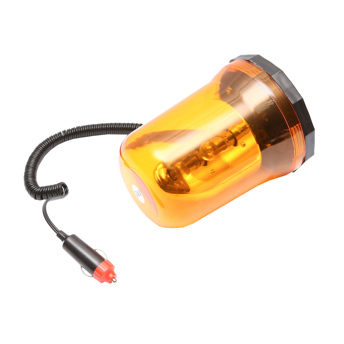 Sárga villogó (girofár), 24V, mágneses rögzítéssel