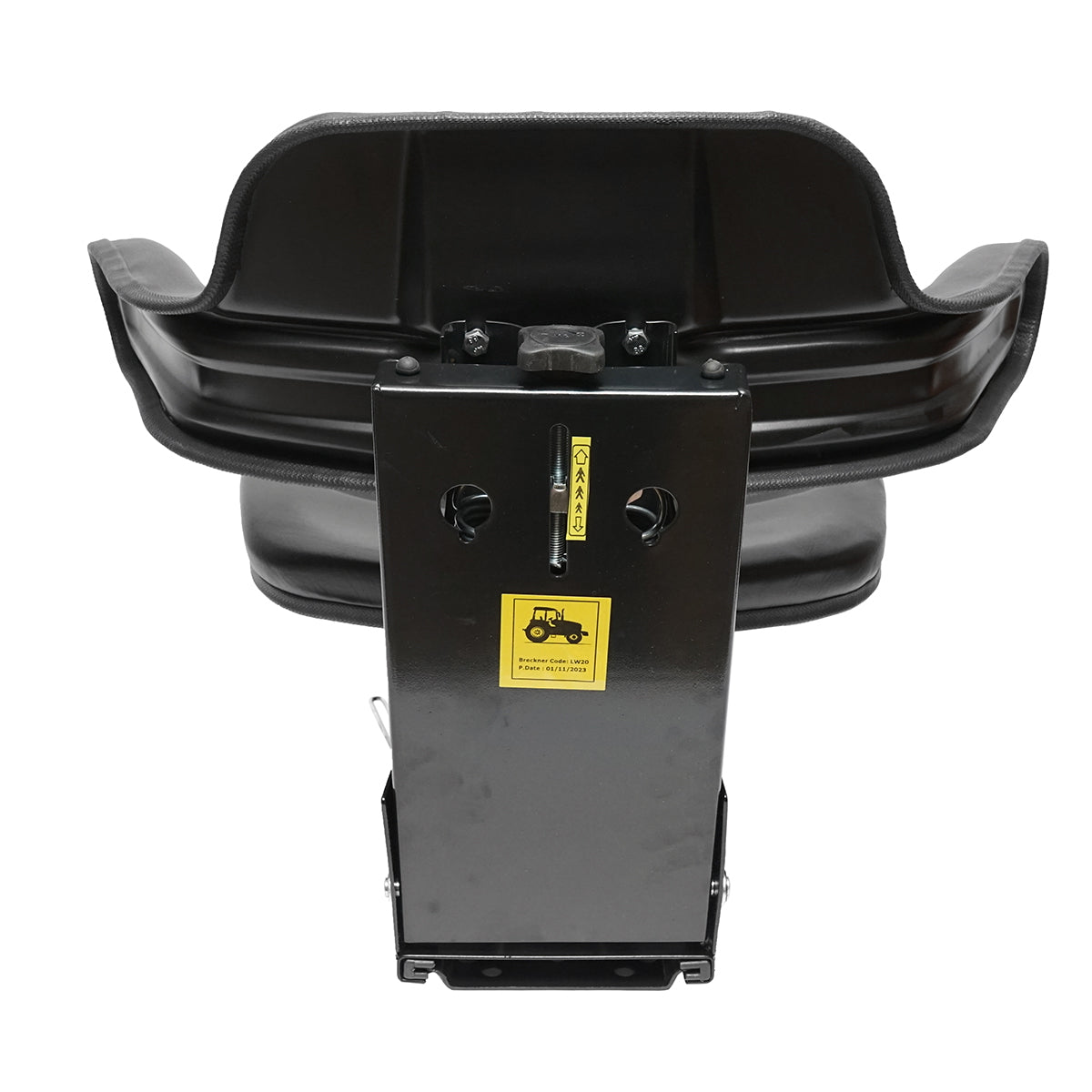 Univerzális fekete állítható ülés traktorhoz