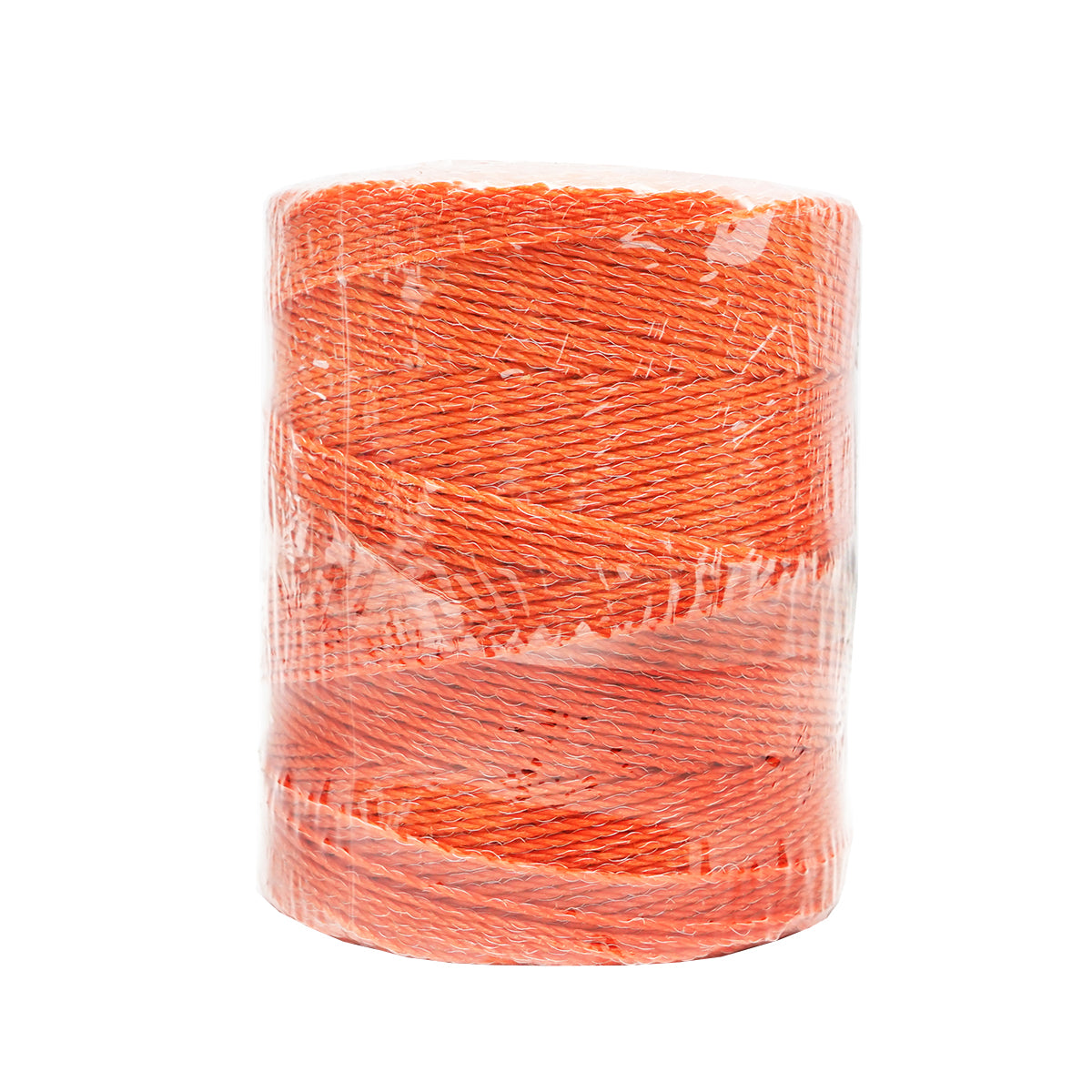 Elektromos kerítés dróttekercs, narancssárga, 2 mm átmérő, 3×0,15 mm rozsdamentes acél betéttel, ellenállás 16 Ohm/m, 500 m, Thor