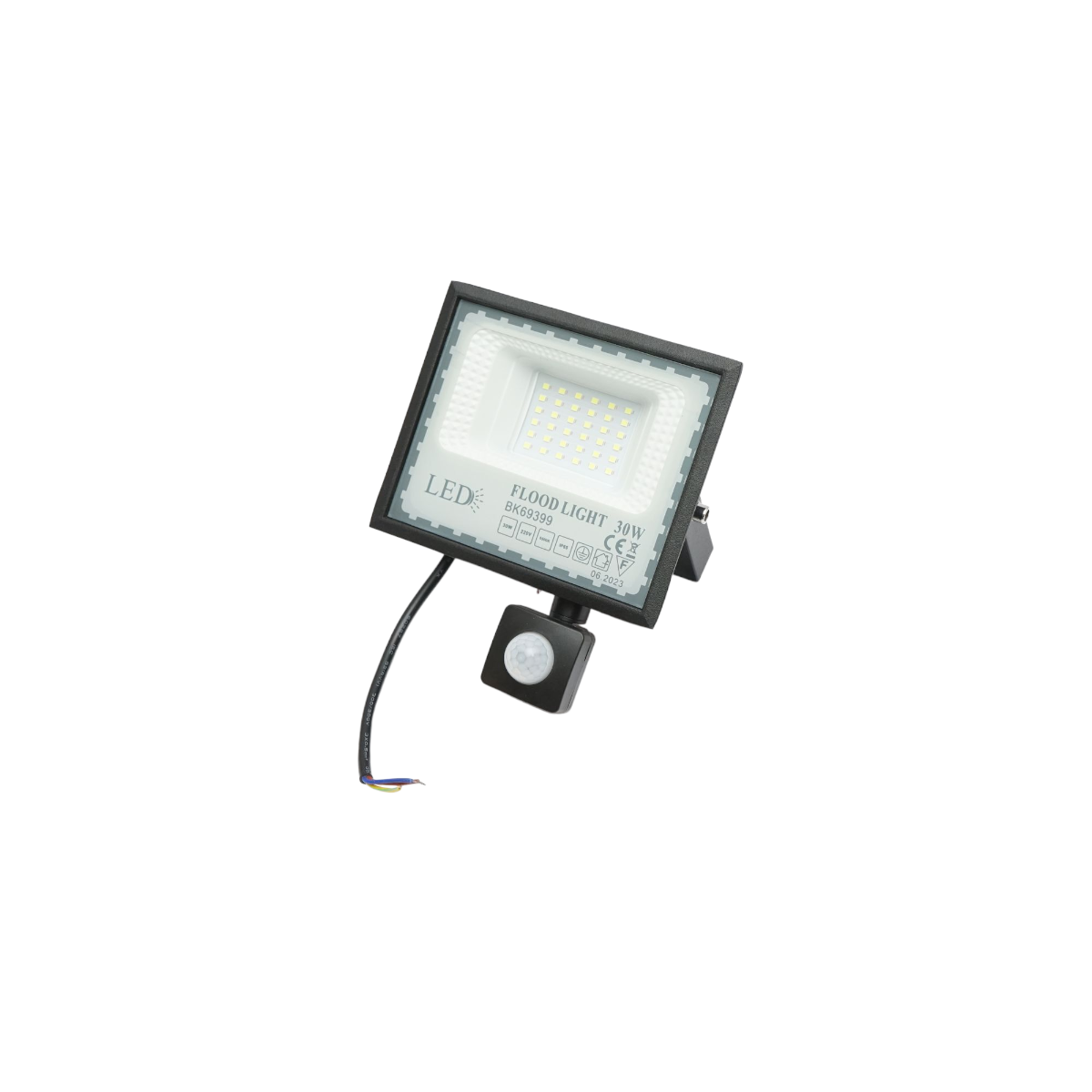 LED reflektor 30W, 220V, 6500K, IP65, mozgásérzékelővel, Breckner Germany