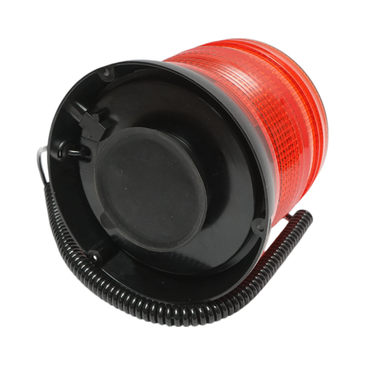 LED villogó, 12–24V, mágneses talppal, IP65