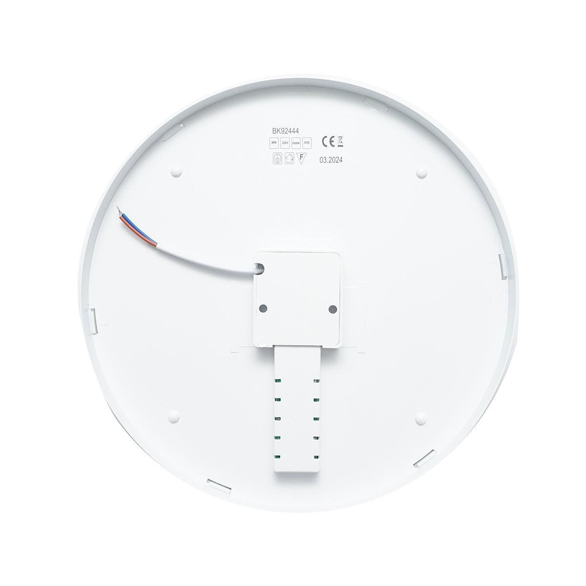 LED mennyezeti lámpa 36W, 220V, IP20, 230 mm, kerek beltéri/kültéri világítótest, nedvességálló, Breckner Germany