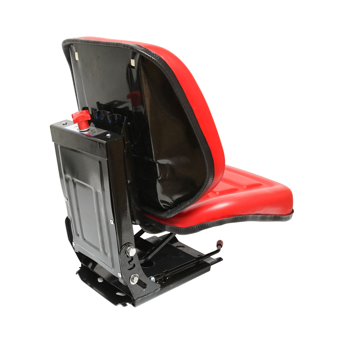Univerzális piros ülés háromirányú állítással és lengéscsillapítóval U-445 traktorhoz