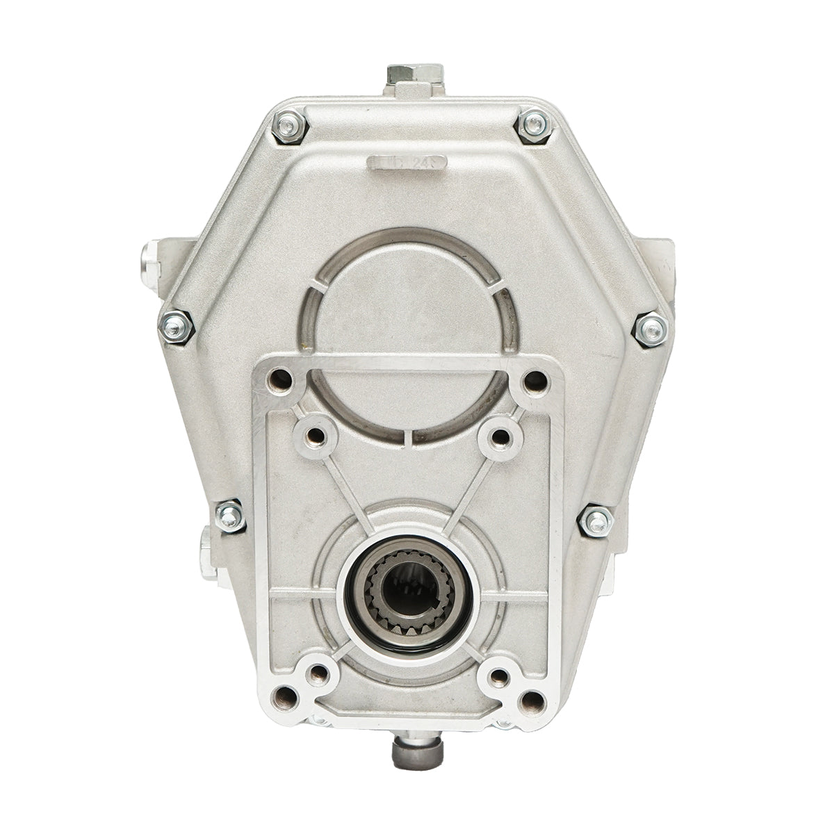 Fordulatszám-növelő alumíniumból, KM7001, apa típus, szabványos traktor tengelyprofilhoz, Z=6, 1 3/8", DIN 9611