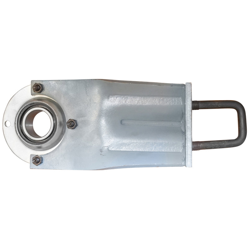 Komplett tartó és bilincs lemezből, csapágyházzal és UC511 csapággyal