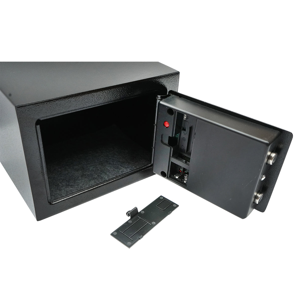 Fém széf elektronikus zárral és 2 kulccsal, 230x170x165 mm