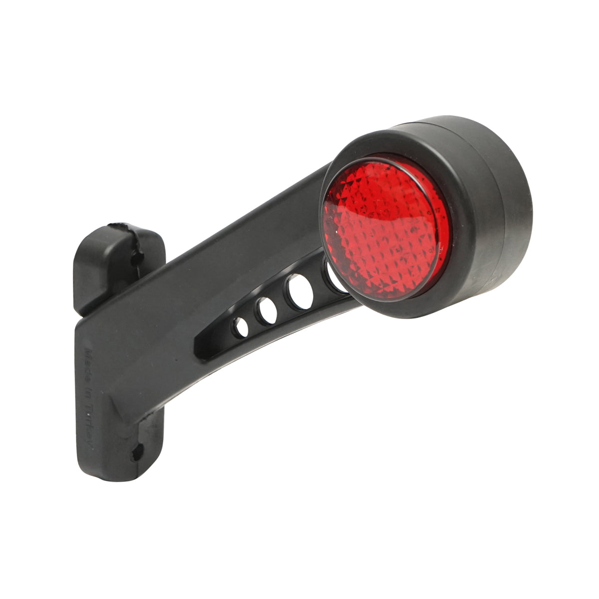 Oldalsó LED helyzetjelző lámpaszett, 12–24V, piros-fehér, rugalmas PVC házzal, Breckner Germany