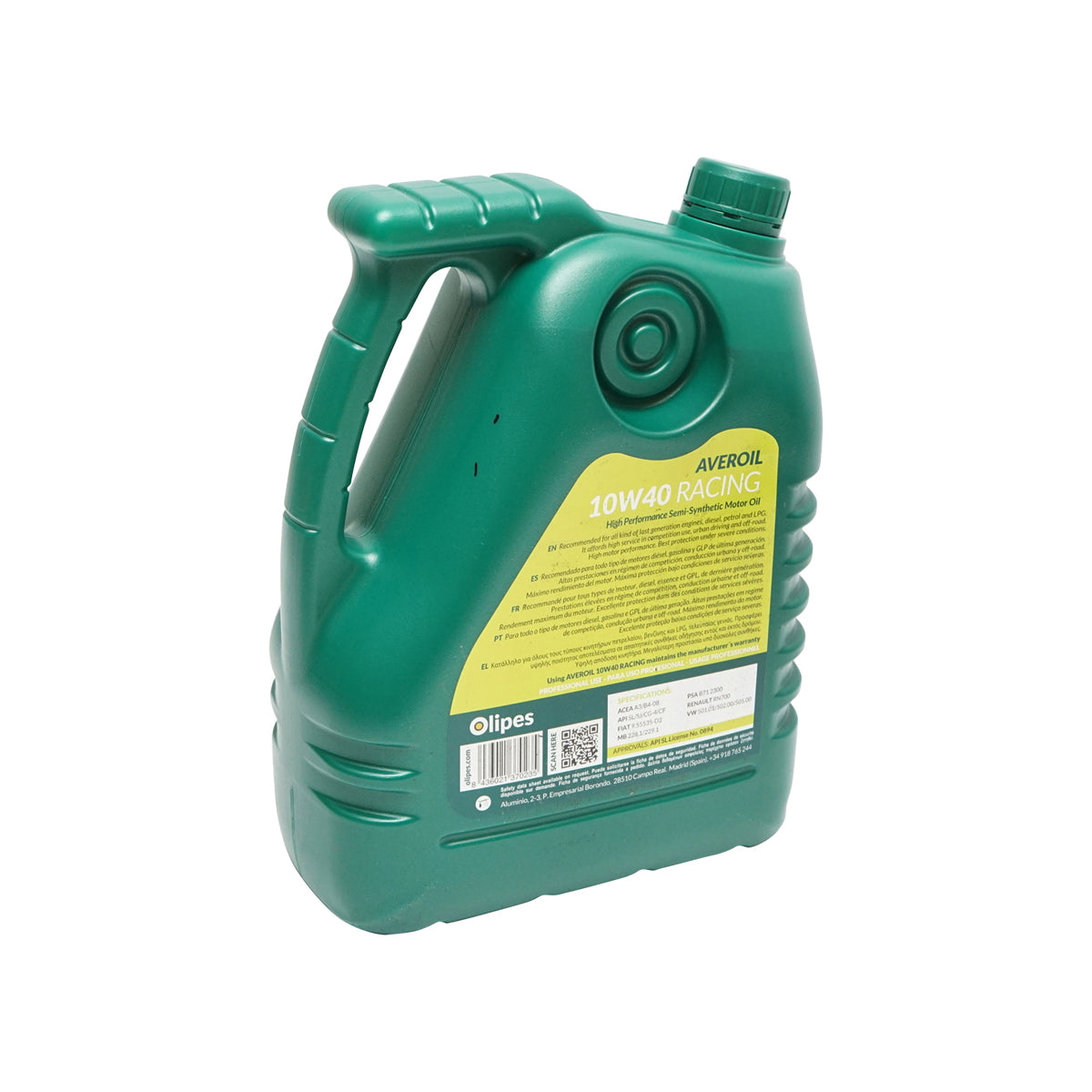 Olipes Averoil 10W40 Racing motorolaj, 5L