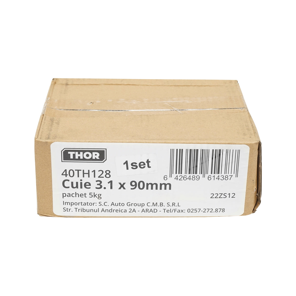 Építőipari szegek 3.1x90 mm, 5 kg csomag