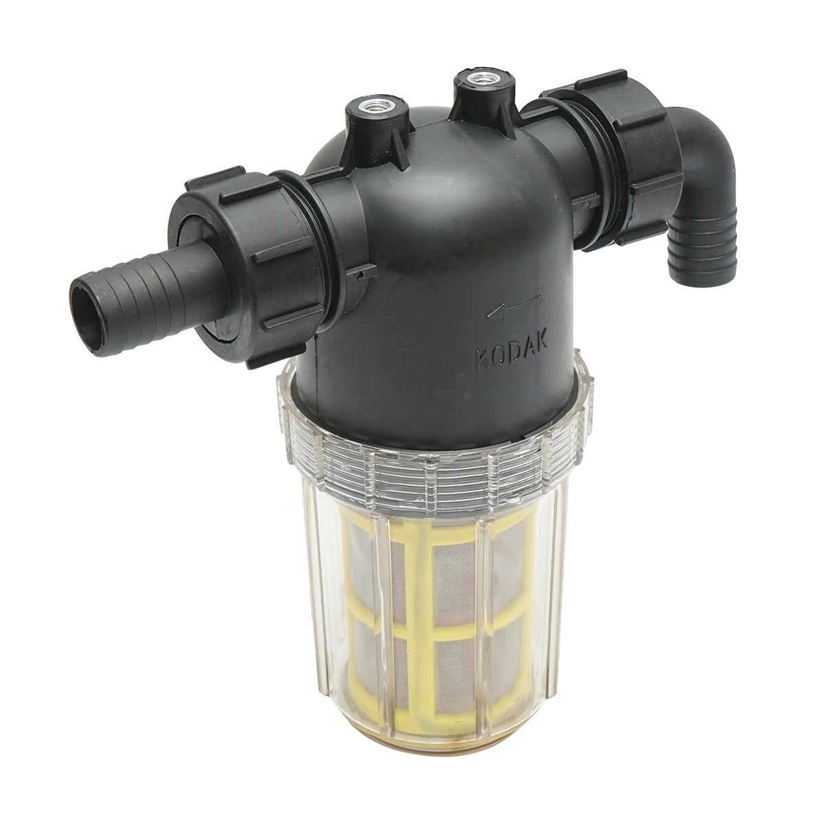 Átlátszó szűrő membránszivattyúhoz, Ø25, permetezőgéphez