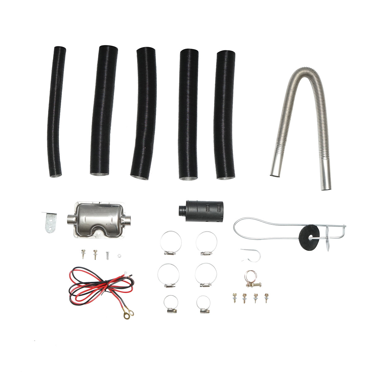 Sirocou, hordozható állóhelyzeti fűtés 12–24/220V, 5KW, LCD kijelzővel, távirányítóval és Kyocera izzítógyertyával, Breckner Germany, 0,12 - 0,54 L / h