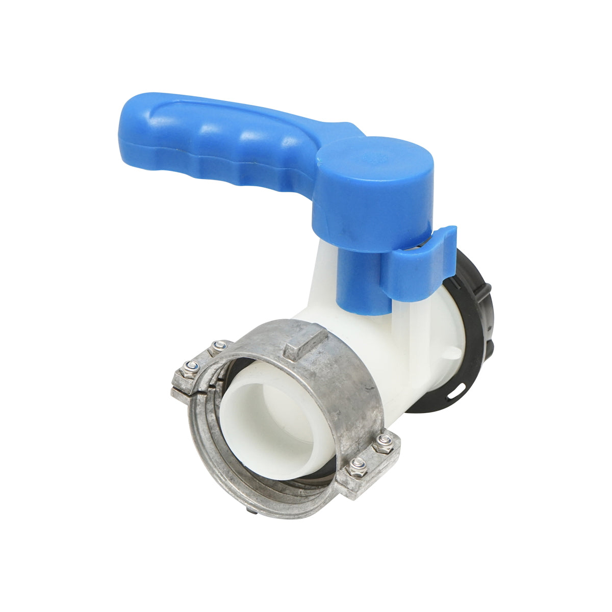 IBC tartály pillangószelep, S60x6 menettel, 62 mm, Autospeed