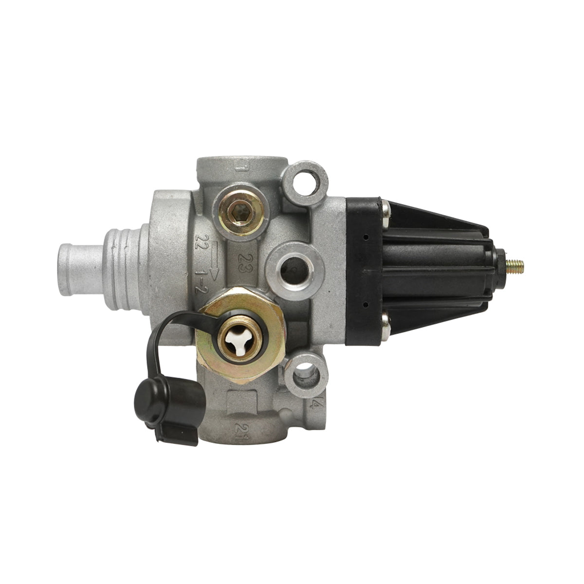 Kompresszor nyomásszabályzó szelep DAF, Iveco, MAN, Mercedes típusokhoz, OEM: 9753034740, 0075038, 84521016017, 110273201, A0024315206, Breckner Germany