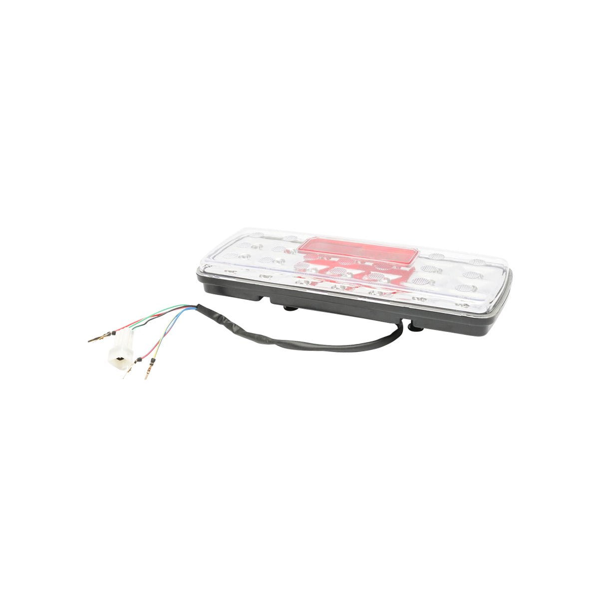 Univerzális bal oldali hátsó LED lámpa, 345x130 mm, 12V