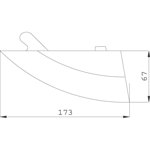 Vetőgép csoroszlya, Maschio Gaspardo G22270397R