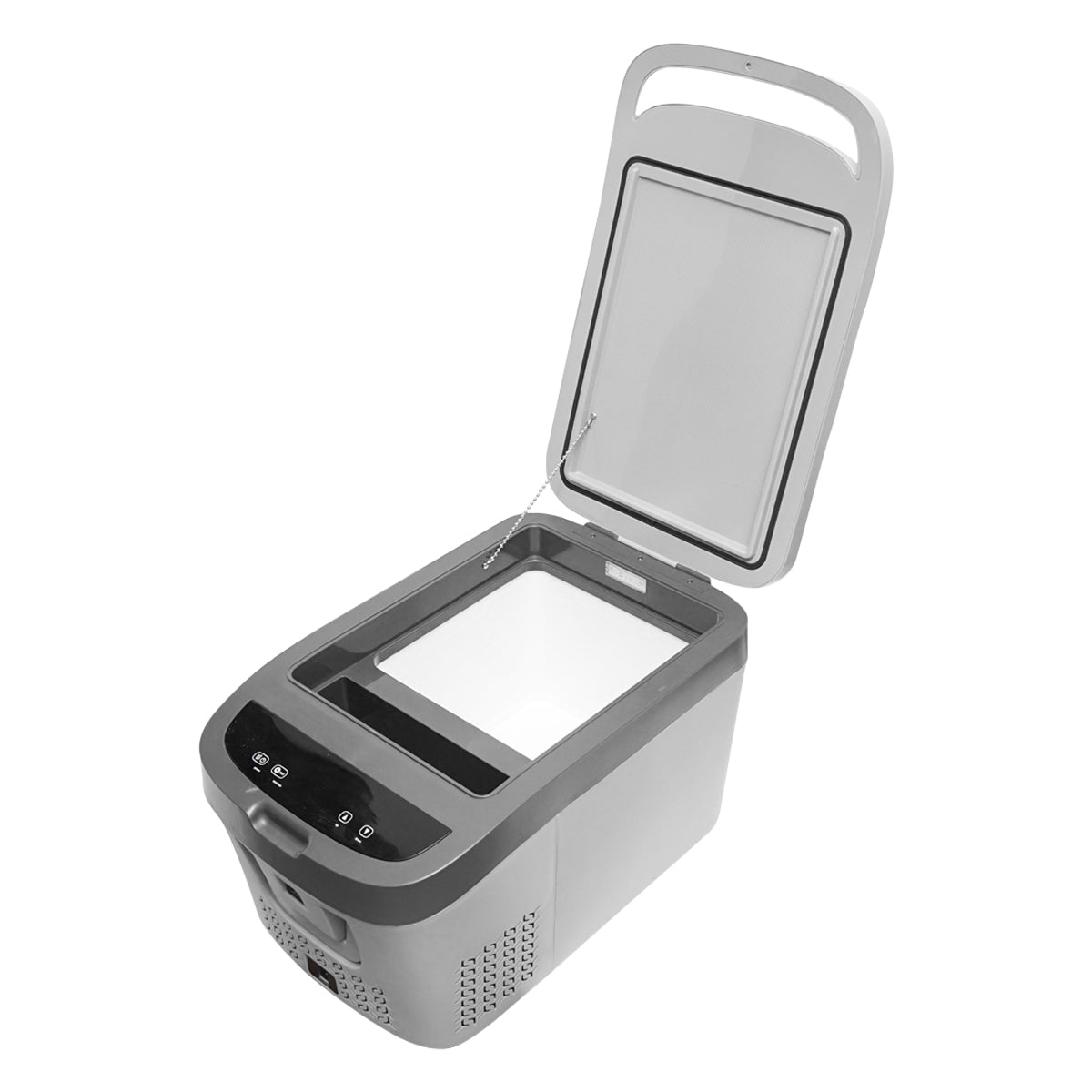 Autós hűtőszekrény kompresszorral, 25L kapacitás, 12–24V feszültség, 55W, hűtési tartomány: -20 °C – +20 °C, Breckner Germany