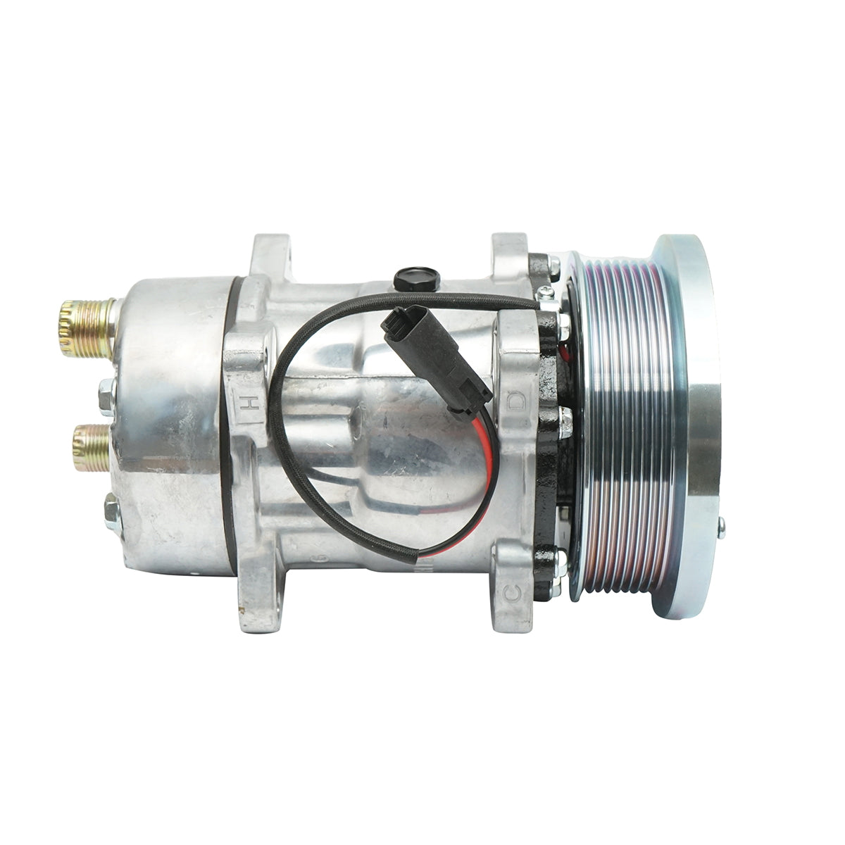 Klímakompresszor (A/C) Fiat, Ford, New Holland gépekhez, OEM kód: 9824775, Breckner Germany