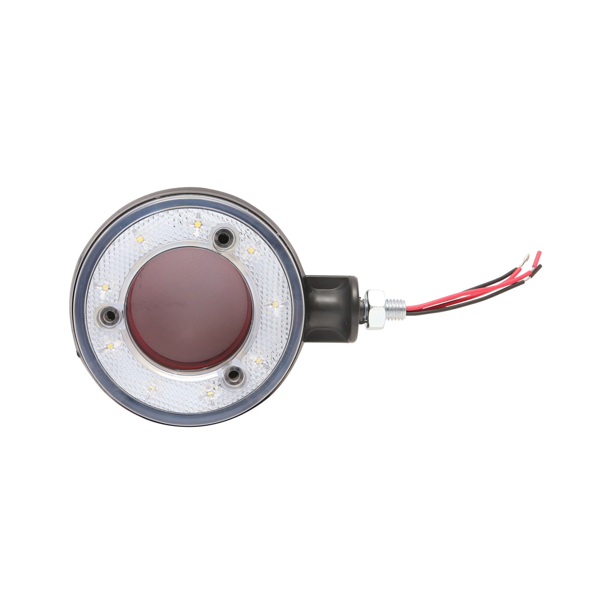 Tükörre szerelhető LED pozíciós lámpa, 12/24V, piros/fehér, FR0330RW, Breckner Germany