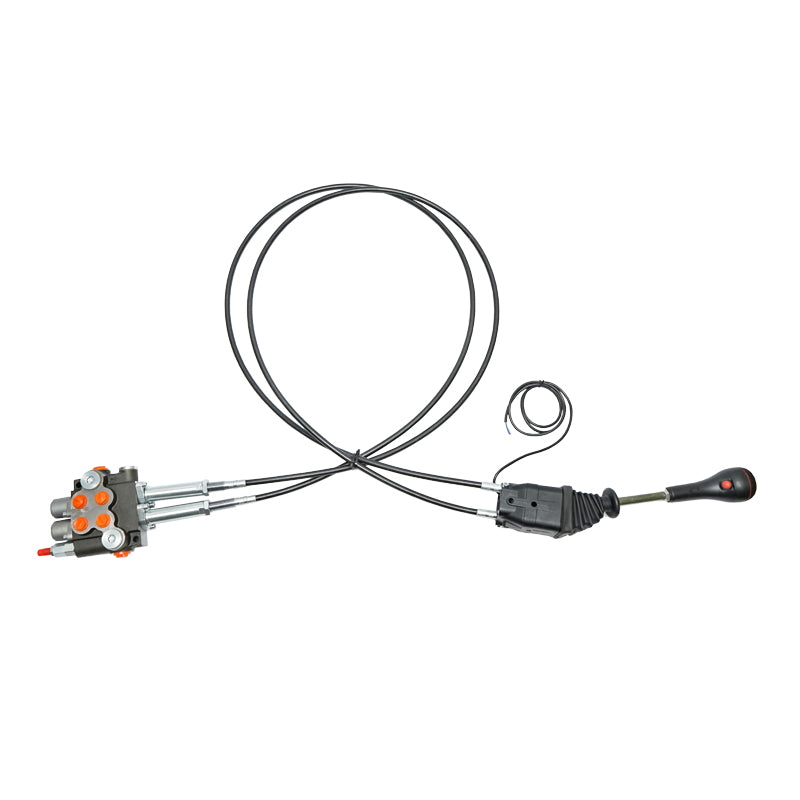 HIDRAULIKUS SZELEP KARRAL, KÁBEL HOSSZA 2M, NYOMÁS 250 BAR, ÁRAMLÁSI SEBESSÉG 40L/MIN, BRECKNER GERMANY