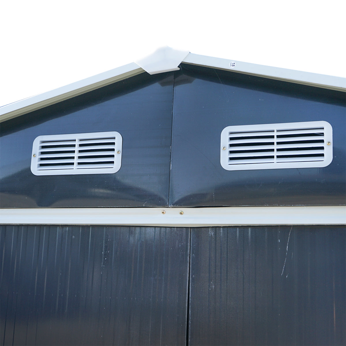 Fém kerti tároló, 312x257x212 cm