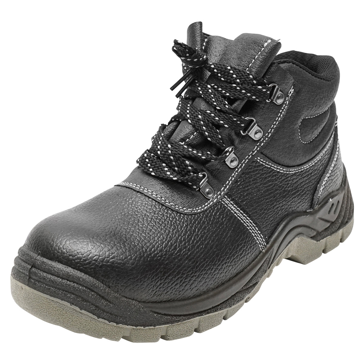 Védőbakancs, 45-ös méret, acél lábujjvédővel és talplemezzel, típus: 5003