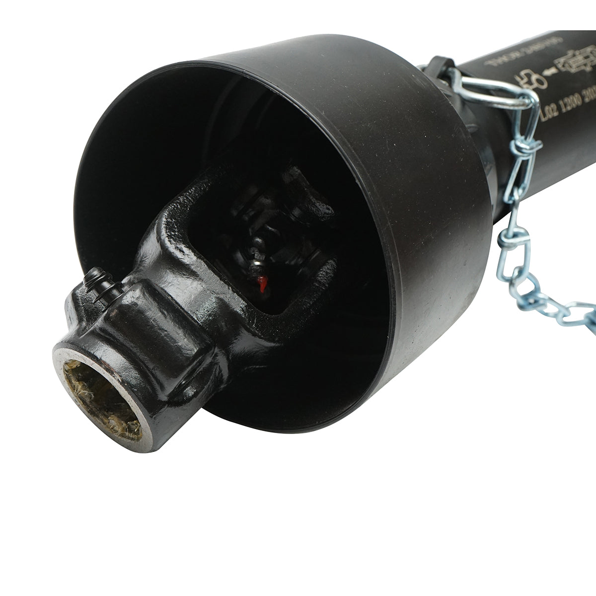 Kardántengely 1200 mm, T2 L2, kereszt 23,8x61,3 mm, háromszög alakú csővel 34/40 és 40/48 mm, 3/8" Z=6