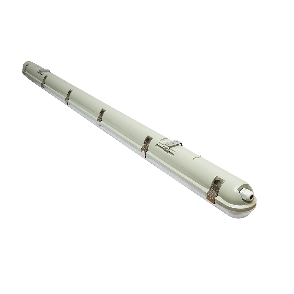 LED világítótest fluoreszkáló csőhöz, 1x58W, 220V, 1560x80x90 mm, IP65, Breckner Germany