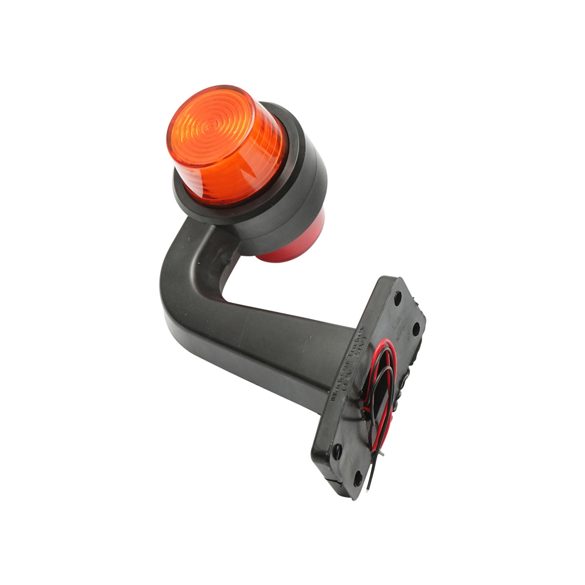 Oldalsó LED-NEON helyzetjelző lámpaszett, karral, 12–24V, piros/sárga, FR0148R/Y, Breckner Germany