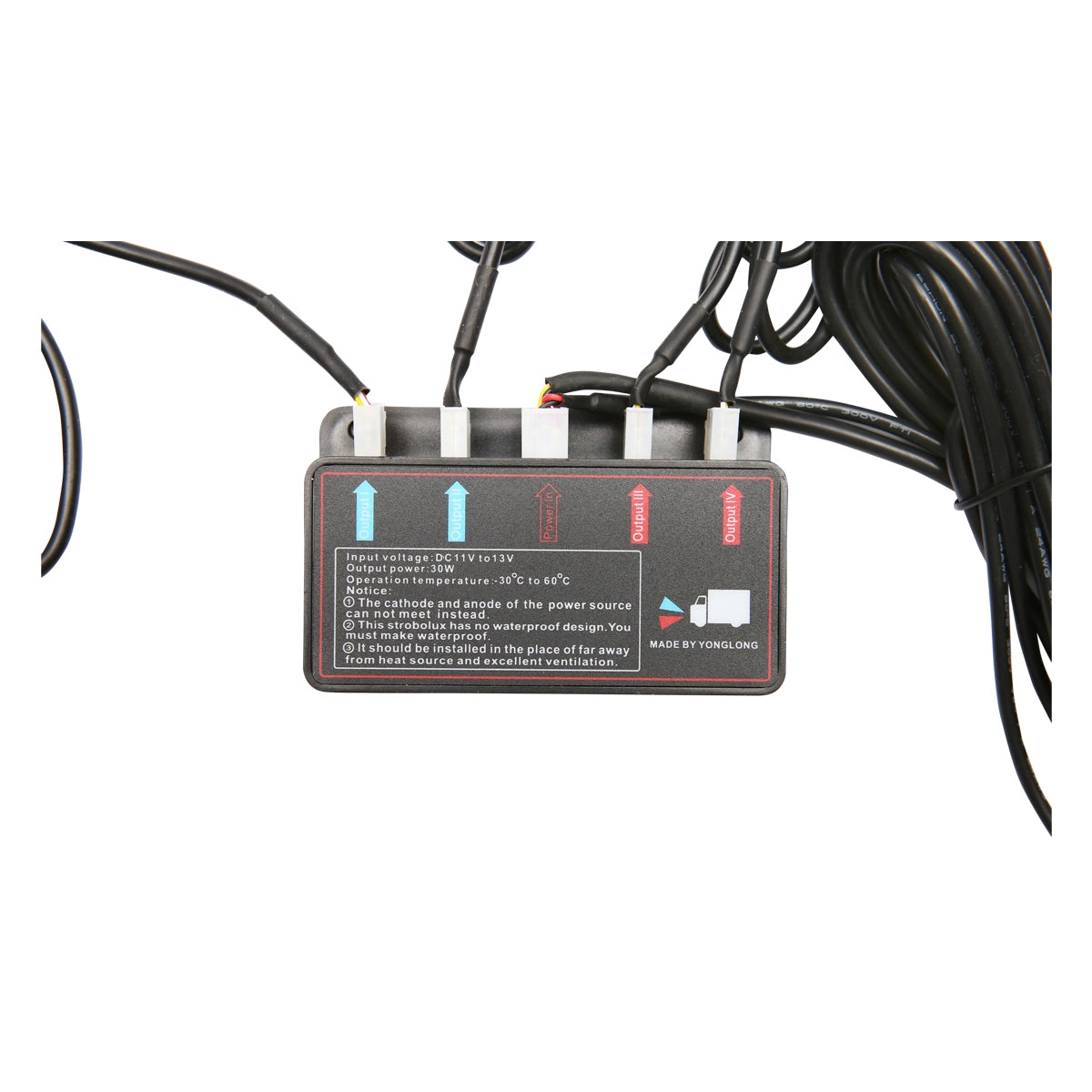 8 darab 4 LED-es stroboszkóp készlet, sárga fény 12V Breckner Germany